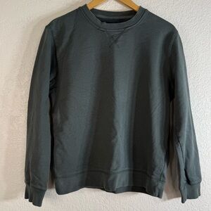 Everlane Dark Green Crewneck Sweatshirt Women’s Small Casual Relax Weekends